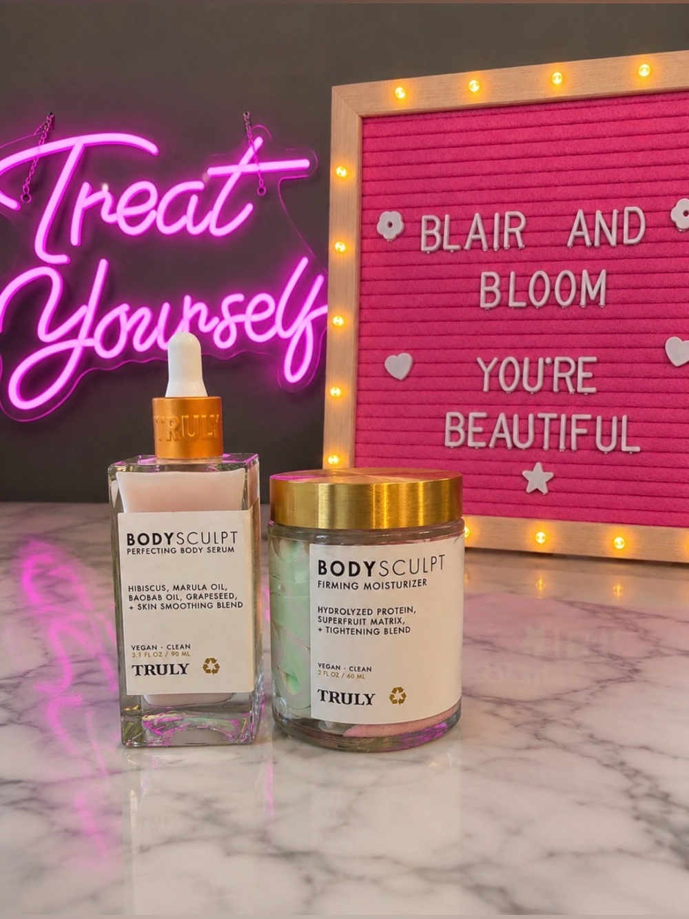 Truly Beauty' Body Sculpt Duo! Perfecting Serum & Firming Moisturizer